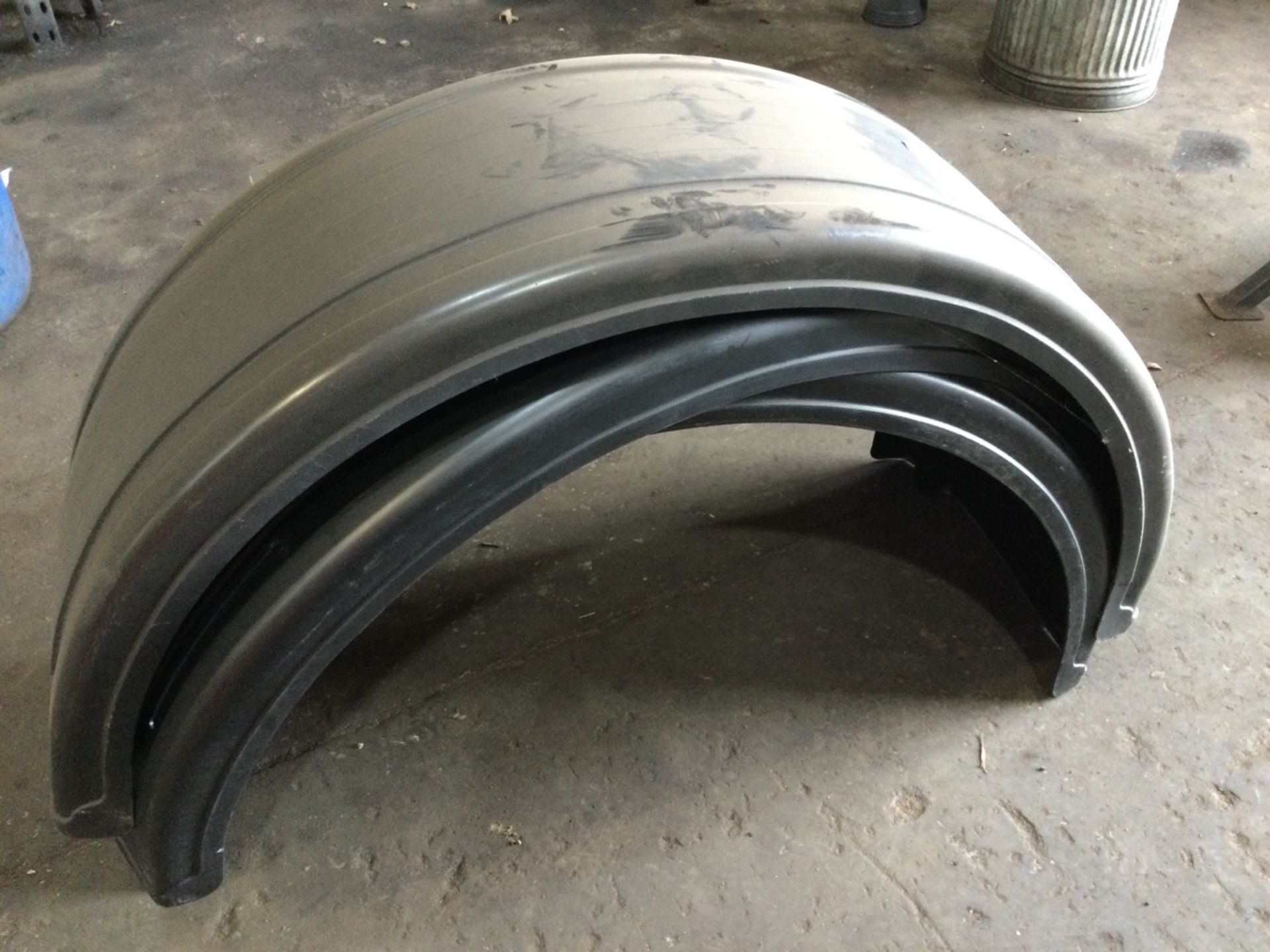3: Plastic Truck Mudguards, Specific Type Unknown