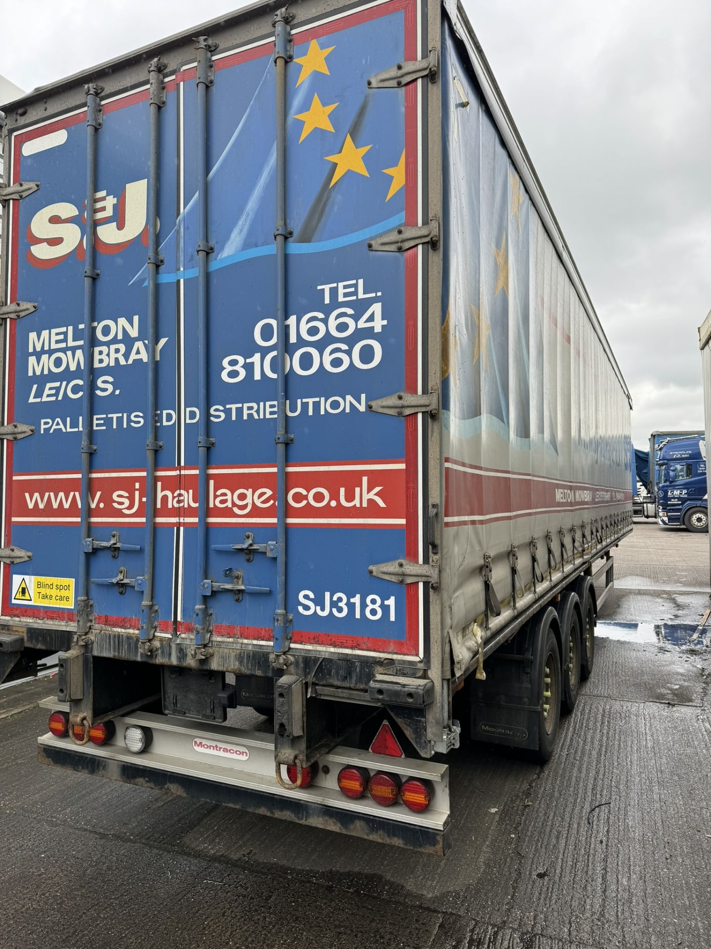 Montracon Tri Axle 13.6m Curtain Sider Trailer Mot Until 30/04/2024, serial number C342562 , year 2 - Image 2 of 4