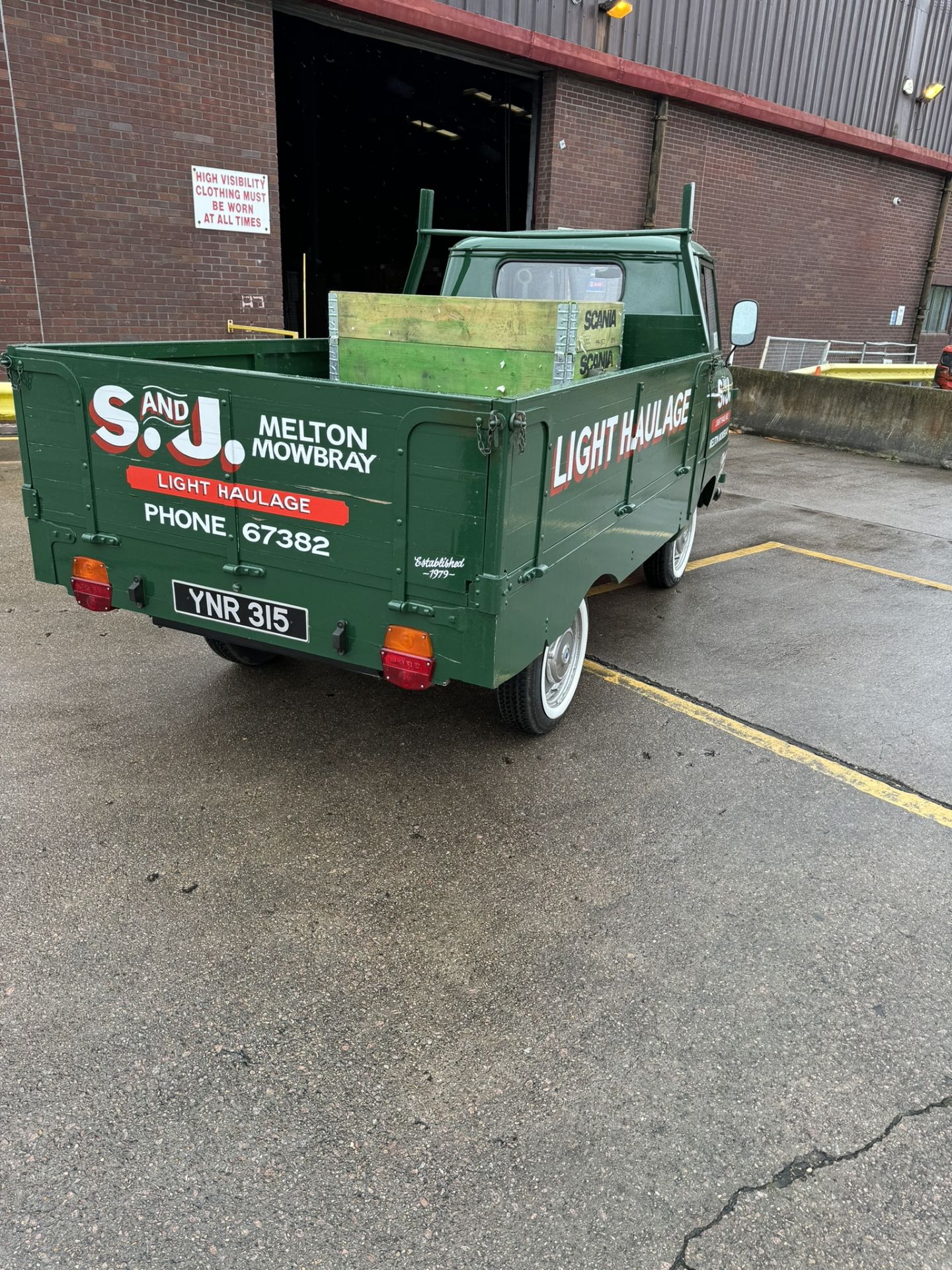 Ford THAMES 400 Column Shift Three-Speed, Two Seat Open Back Pick-Up With Wooden Deck, - Image 4 of 6