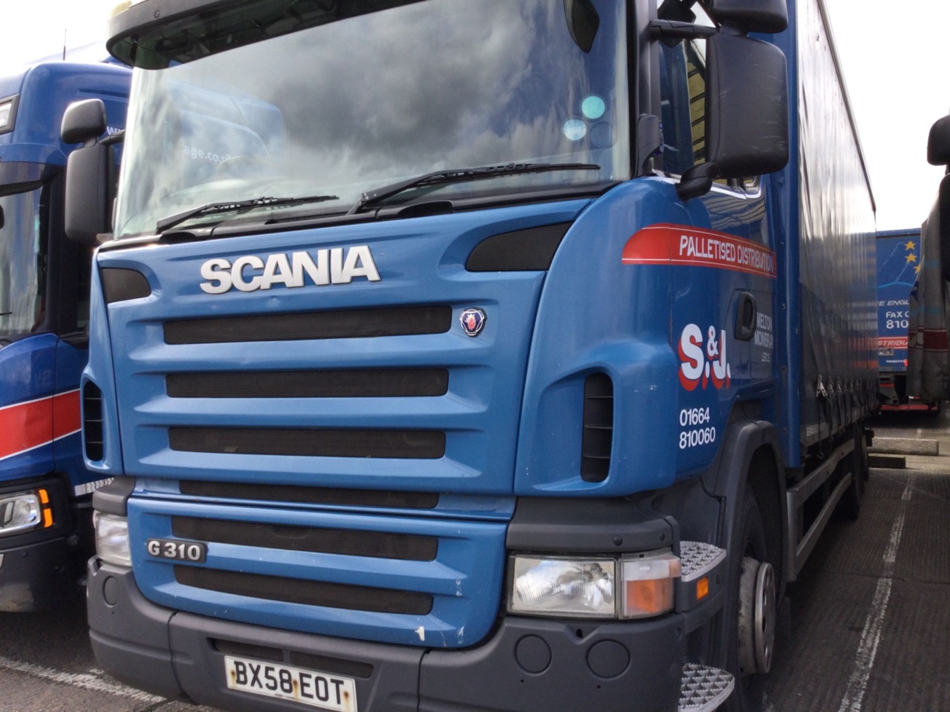 Scania G310-SRS D-CLASS (SERIES-1) 6x2 Curtainsider Rigid With Rear Lift Axle, Fork Truck Mounts 106