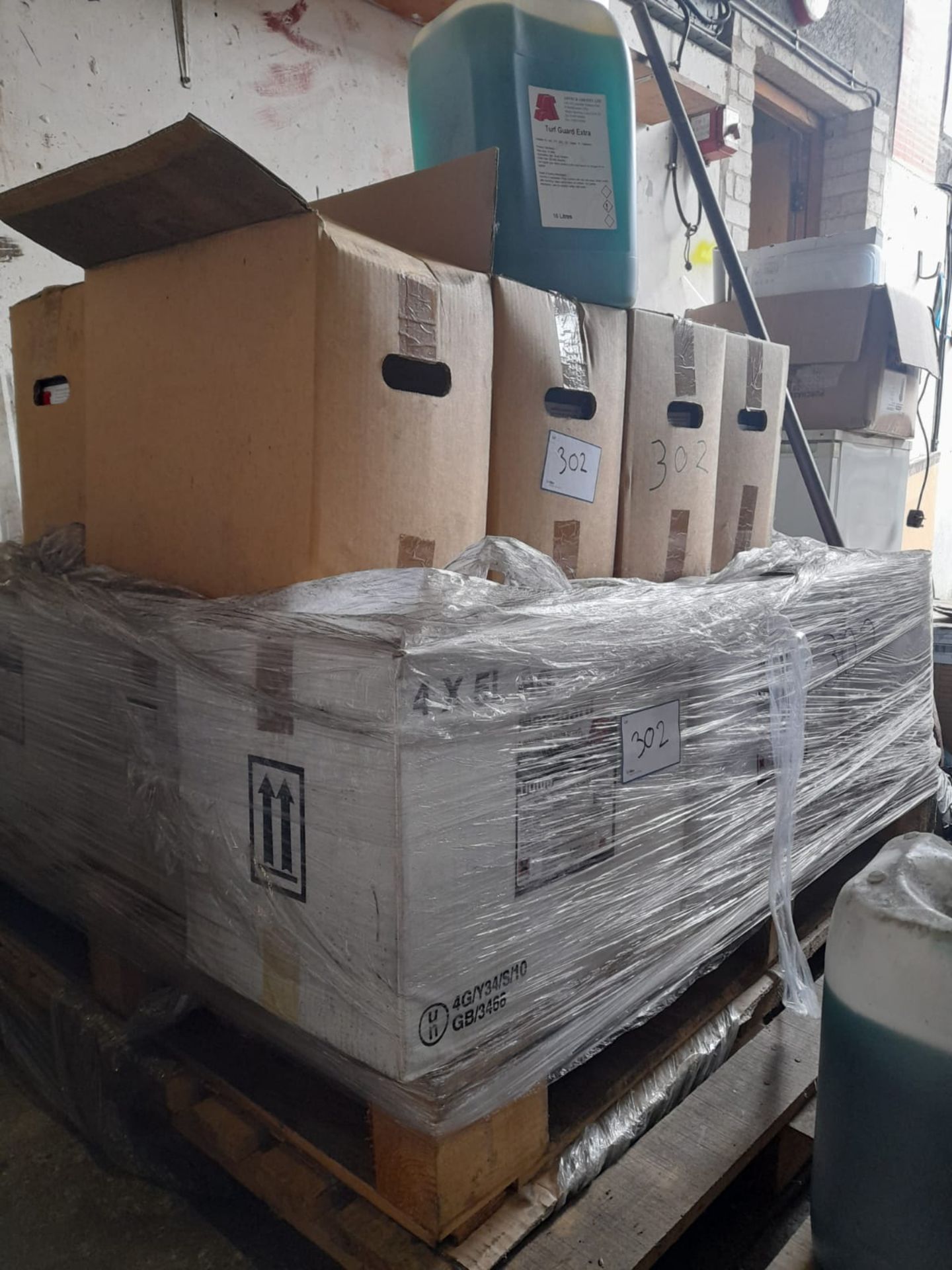 Pallet Of Approximately 15 Boxes Of Mossguard And Turf Guard Extra