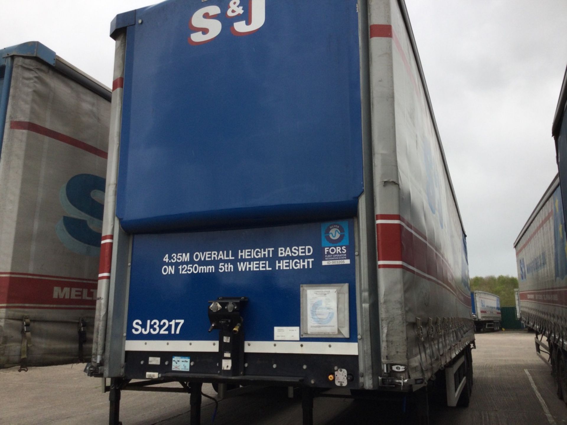 Lawrence David Tri-axle curtainside trailer. Serial Number C546219. Year 2021, MOT Until 31/03/25