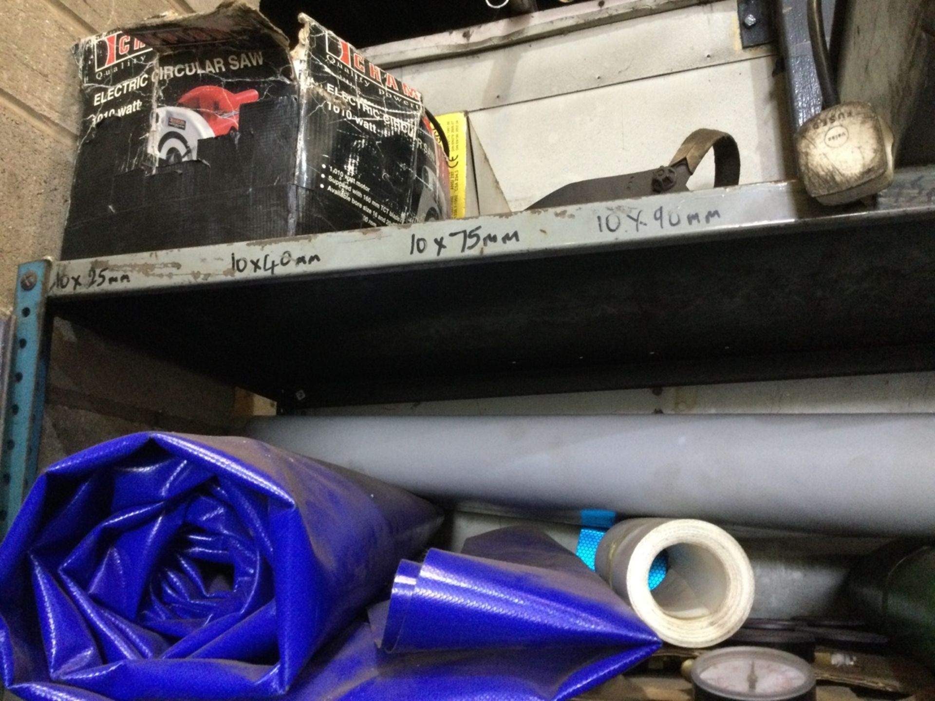 Assorted Contents Of Rack To Include Power Tools, Hand Tools Etc. - Image 2 of 4