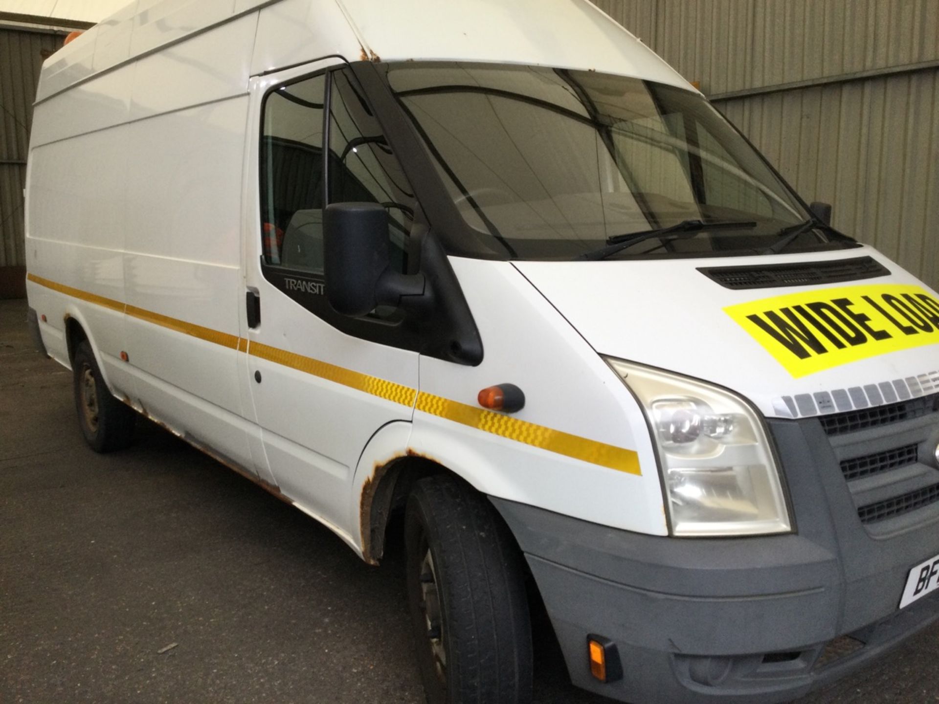 Ford TRANSIT 100 T350L Panel Van Escort Vehicle, Registration number BF10EOU , year 2010. Note - No - Image 2 of 4