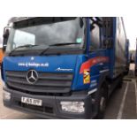 Mercedes ATEGO 4x2 Curtainsider Rigid Truck With Dhollandia 15ookg Tail Lift, Mot Until 30/09/24 57