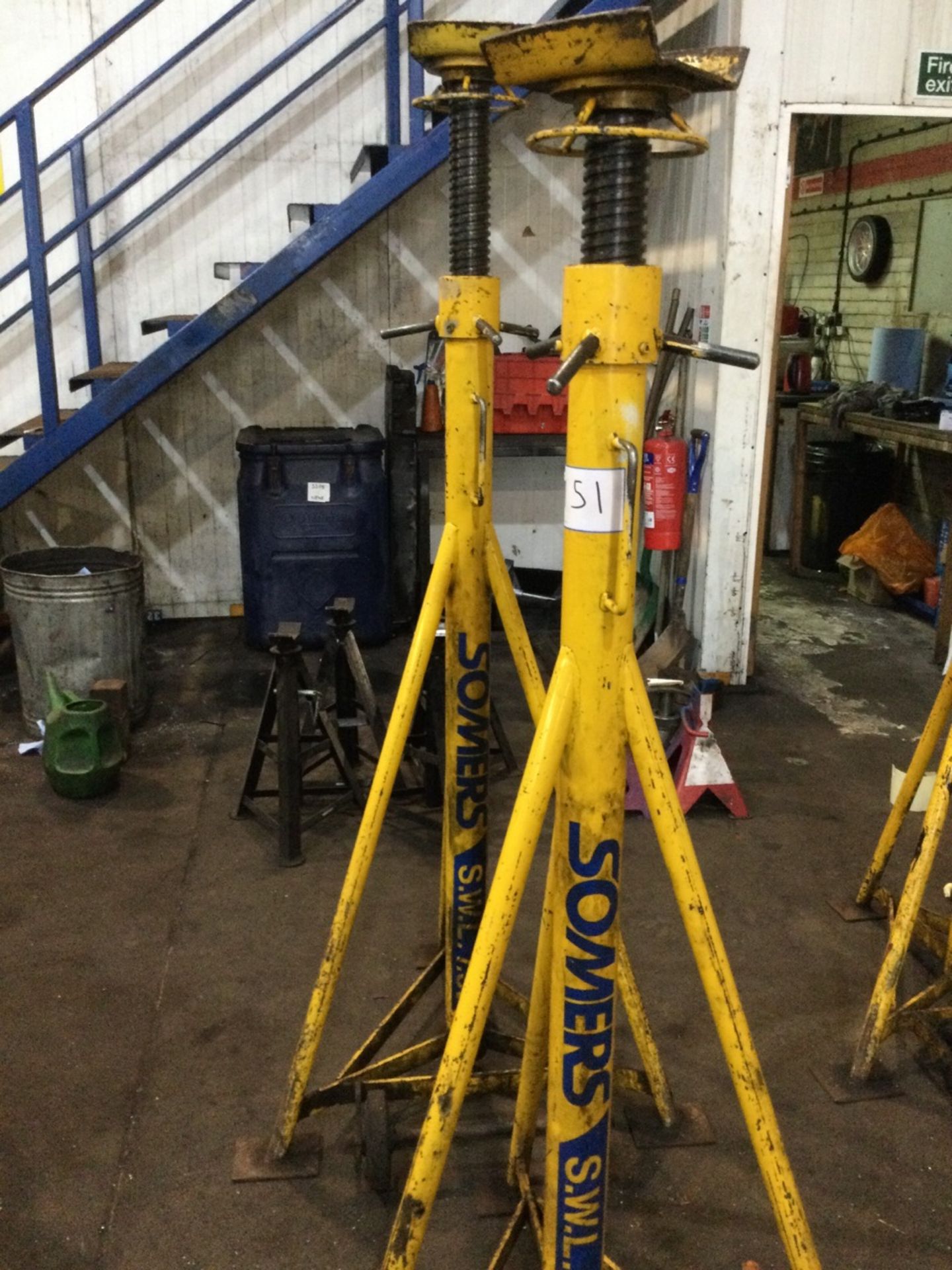 2: Somers Axle Stands, 7.5t Rated Capacity