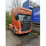 Scania R580-SRS L-CLASS V8 16-litre 6x2 Tractor unit with Auto Transmission