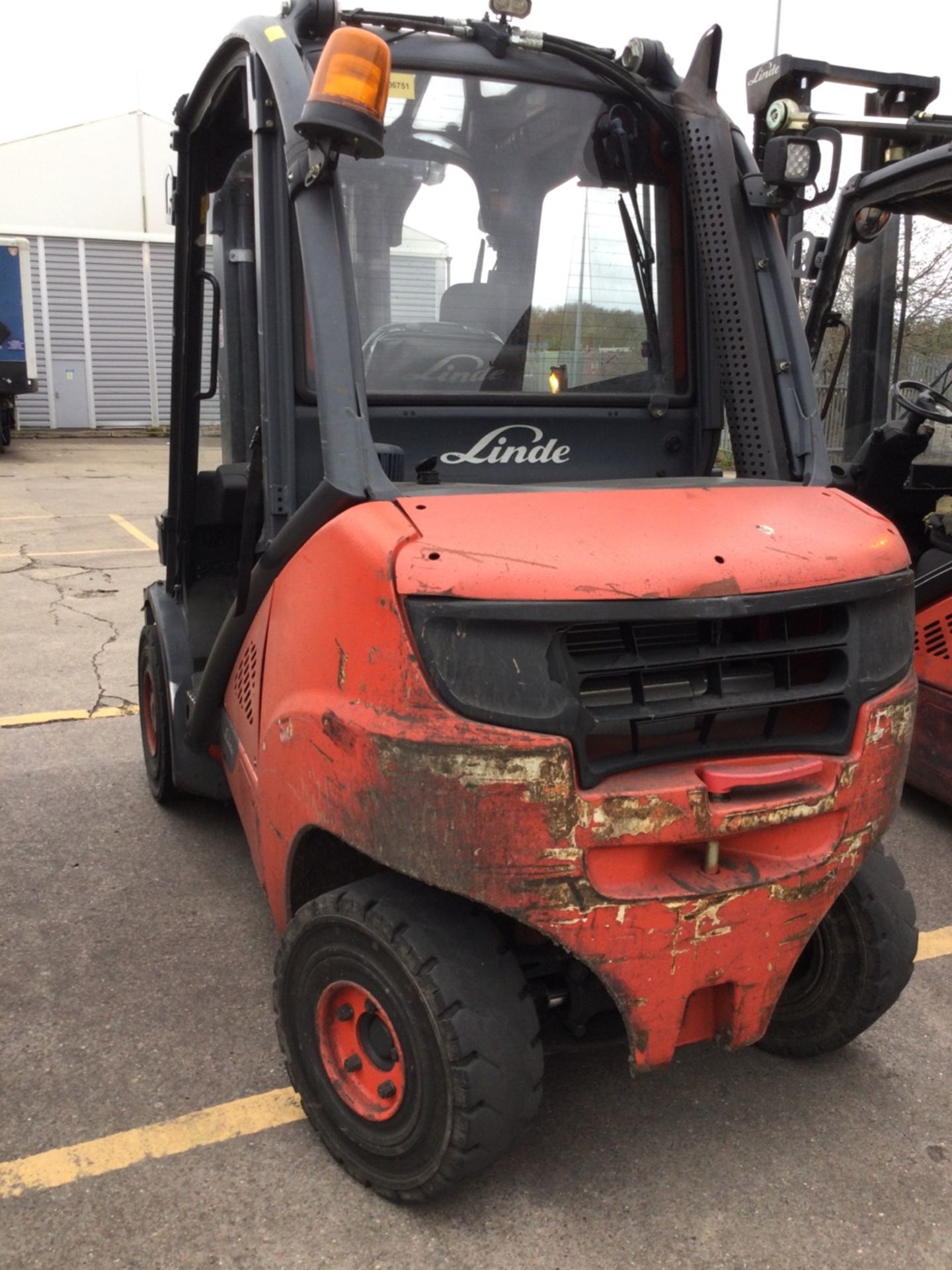 Linde H35D-02 Counterbalance Diesel Fuelled Fork Lift Truck With Two Stage Mast And Sideshift, 13318 - Image 2 of 4