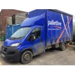 FIAT DUCATO 35 2.2 MULTIJET II Curtainside with Tail Lift. 6-speed Manual. Registration Number BV22M