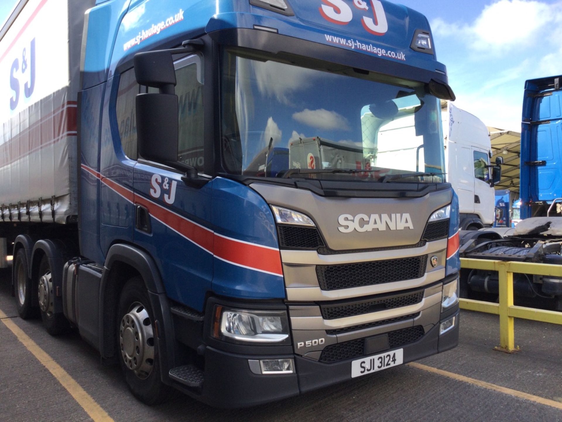 SCANIA P500A 6x2 4NB Highline Tractor Unit. MOT Until 31/12/24. Registration Number SJI3124. Year 20