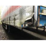 MONTRACON Tri-Axle Curtainside Trailer Mot Expired , serial number C141216 , year 2003. Note - No