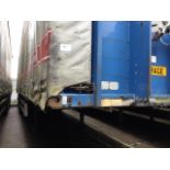 Schmitz Tri-Axle Curtainside Trailer Mot Expired , serial number C176127 , year 2005. Note - No BP