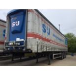 Cartwright Tri-Axle Curtainside Trailer With Air Suspension, Test Until 31/10/2024, serial number C4