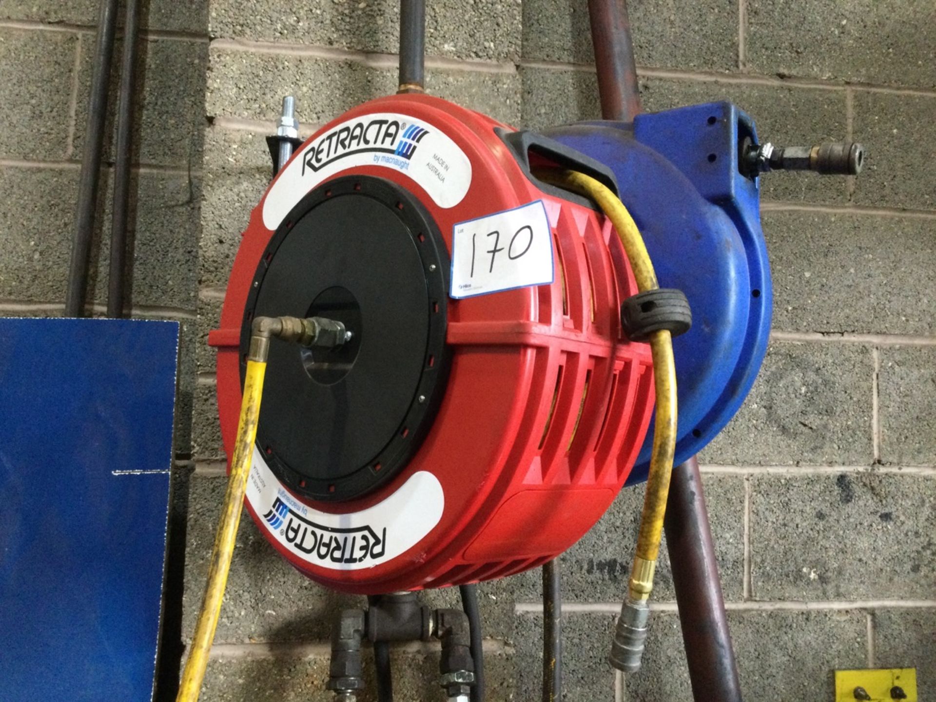 2: Wall Mounted Spring Loaded Hose Reel Units