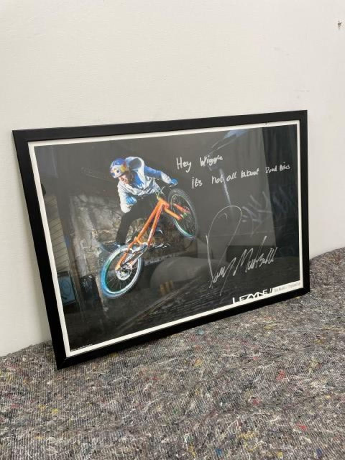 Danny MacAskill Trial Rider & Framed Signed Print