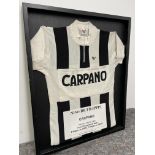 Nino Defilippis Framed Carpano / Vittore Gianni Wool Blend Vintage Cycling Jersey.