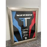 Vitus Framed Track Race Cycling Jersey sponsered by (WTB,NCO,Think Studio,RF)Signed on Rear by Vitus