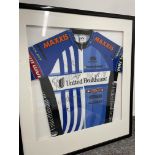 United Health Care - Maxxis Framed & Signed Pro Cycling Team Jersey with Multiple Signatures (Circa