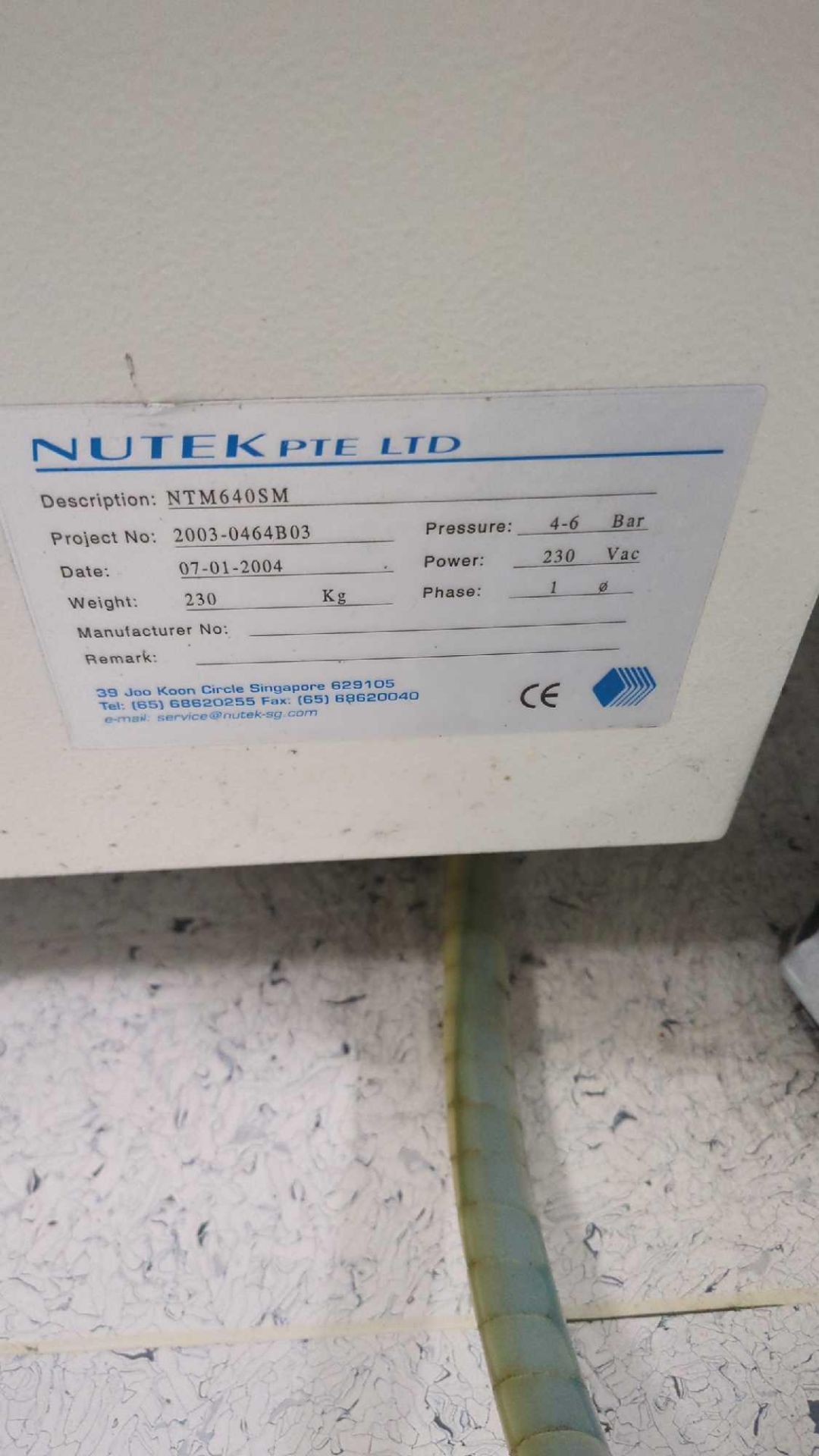 Nutek, NTM 640-SM LIFO, LIFO Buffer Unit - Image 2 of 2