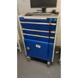 Portable Steel Storage Cabinet as lotted