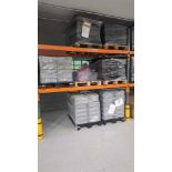 Quantity plastic boxes as lotted