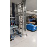 11-Tread Folding Aluminium Ladder