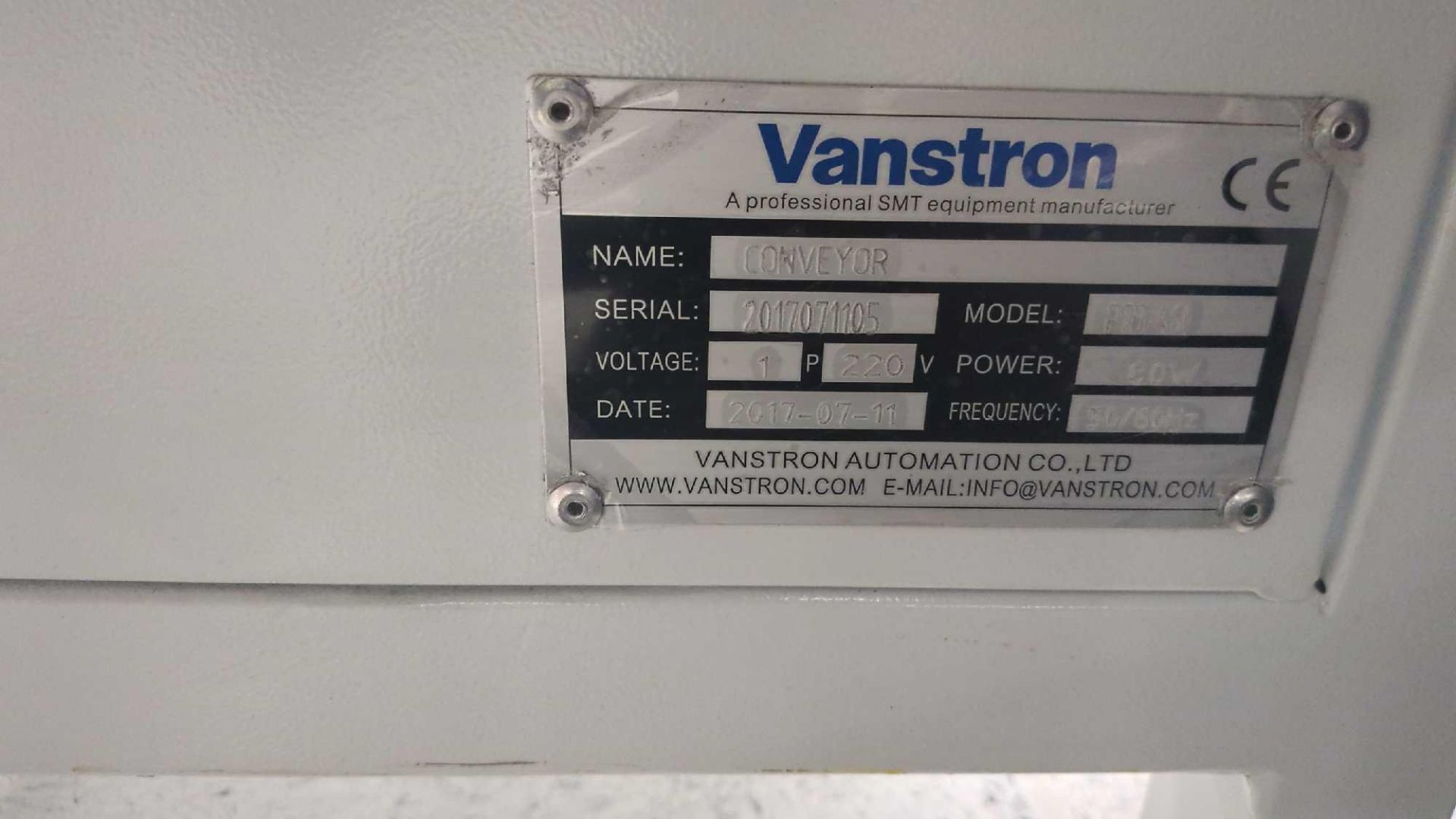 Vanstron conveyor bench - Image 2 of 3