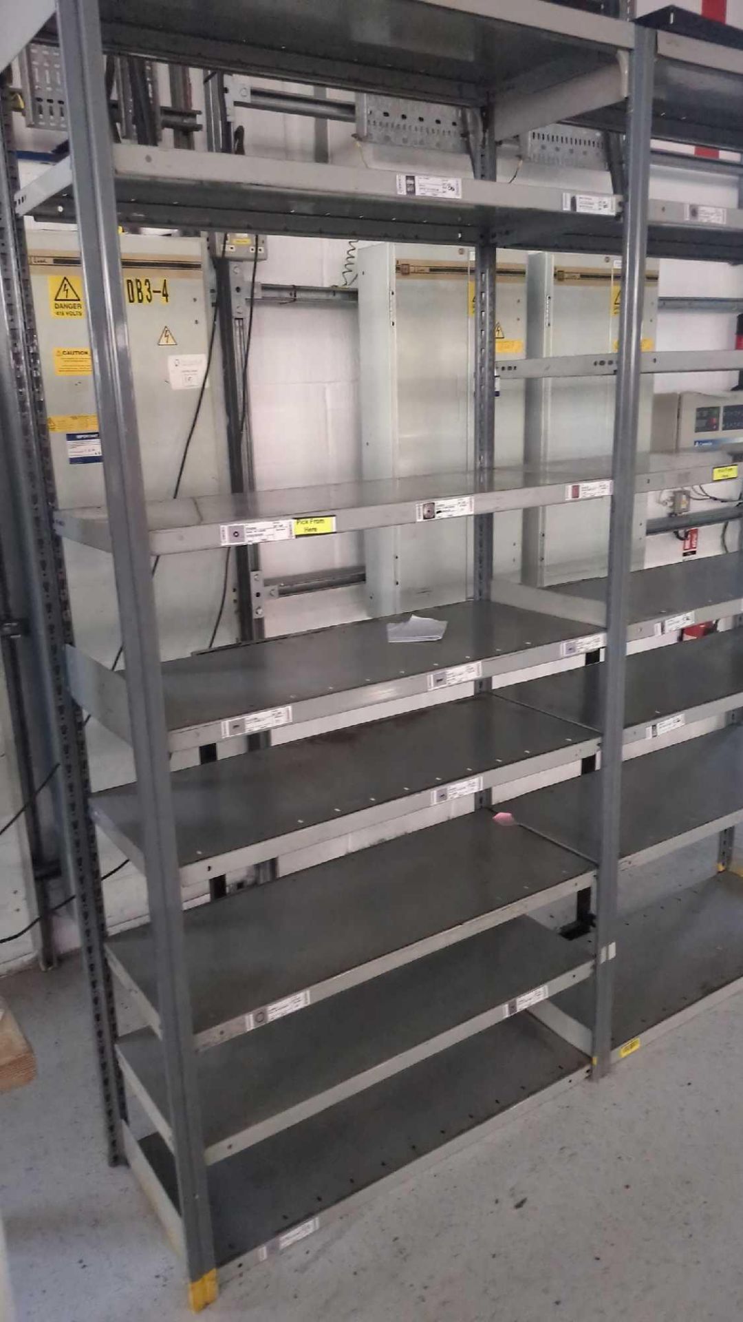 9-bays Steel Shelving - Image 2 of 2