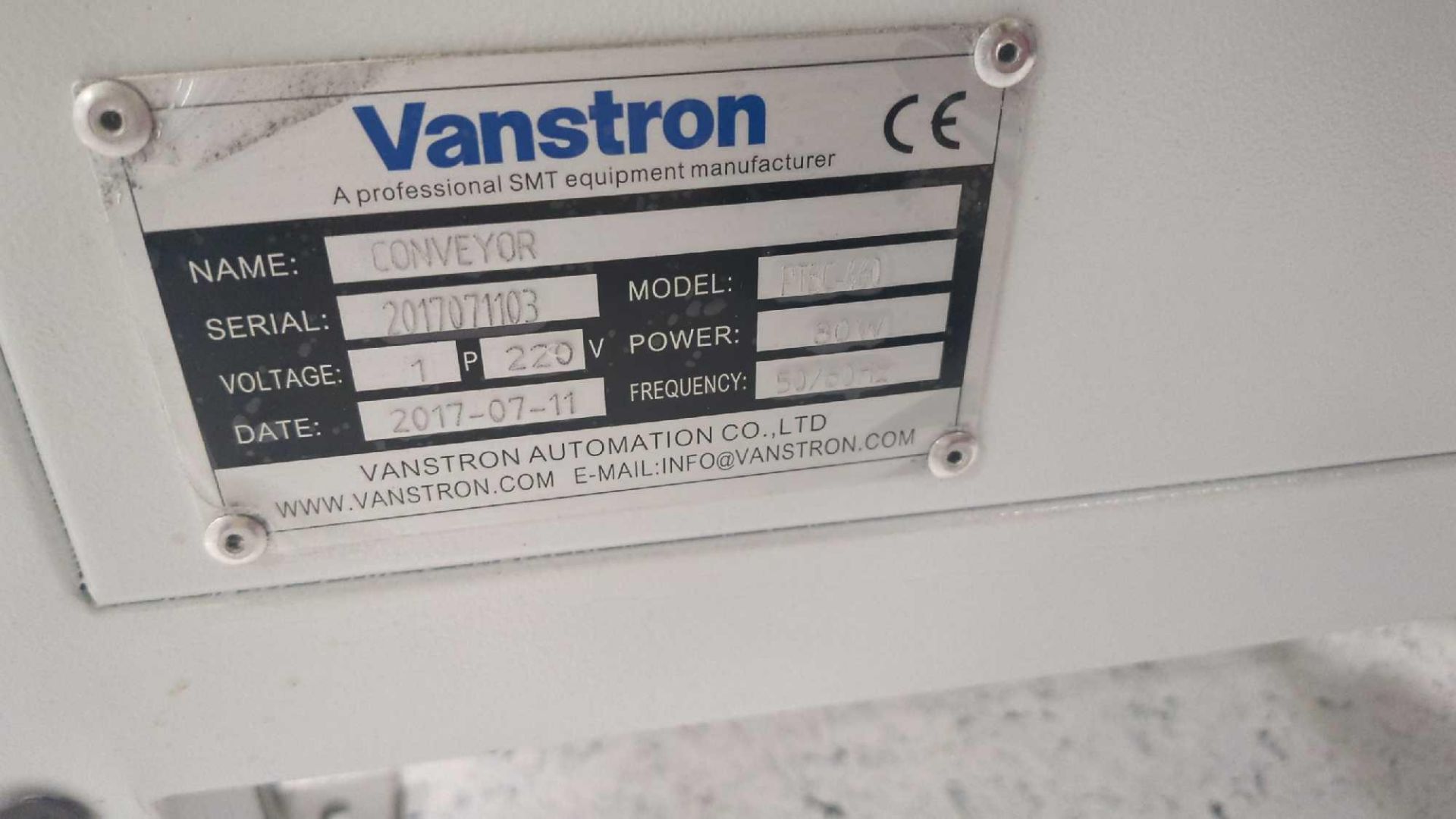 Vanstron conveyor bench - Image 2 of 3