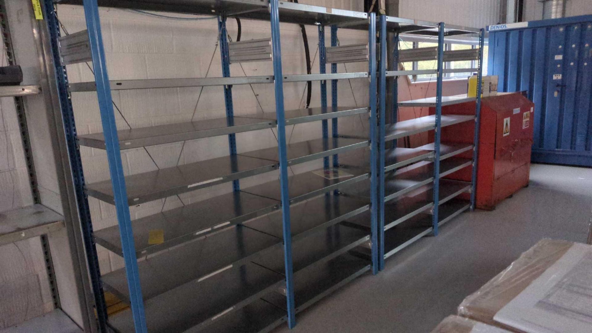 4-bays Steel Shelving