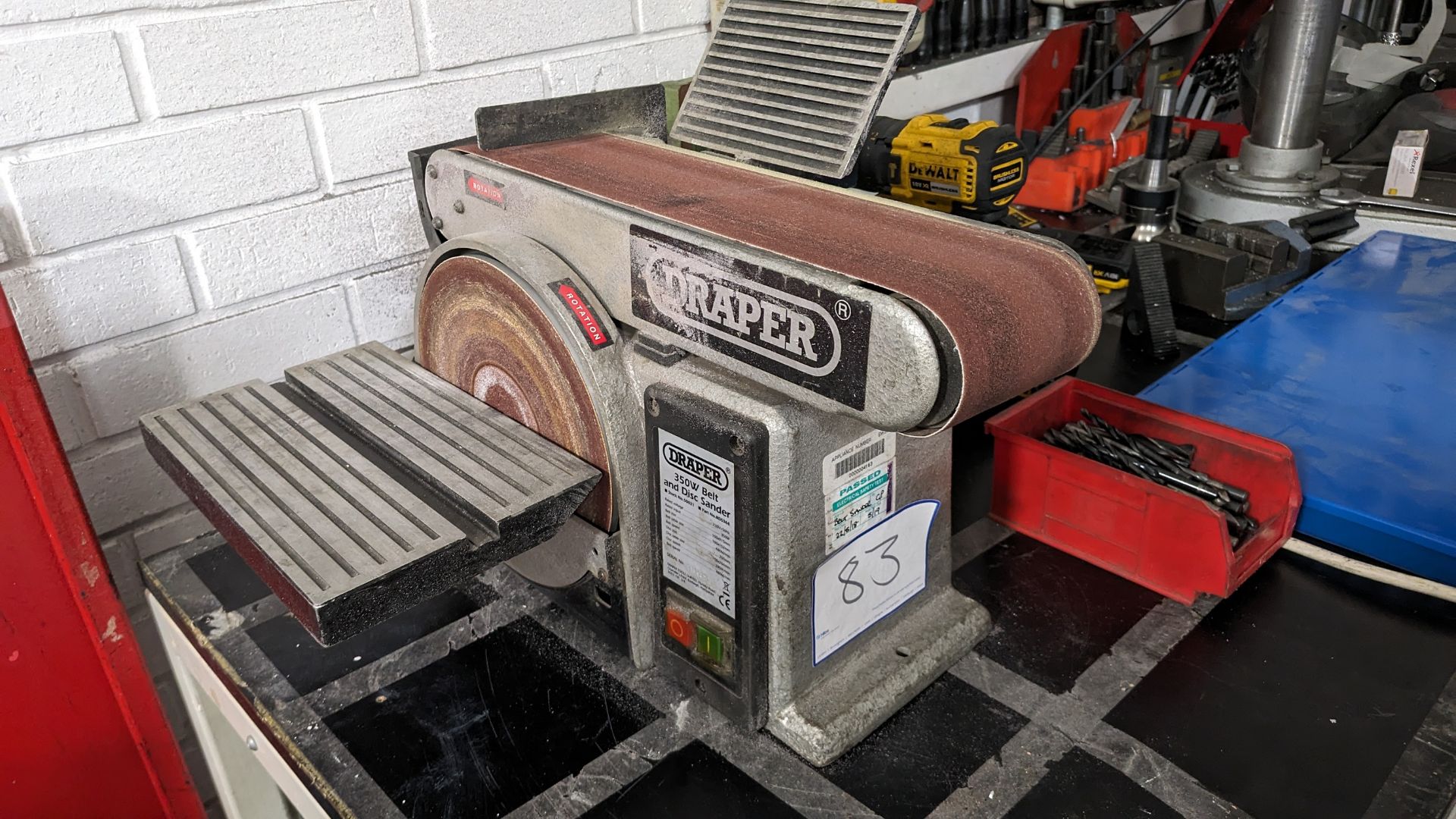 DraperBenchtop Disc and Belt Sander