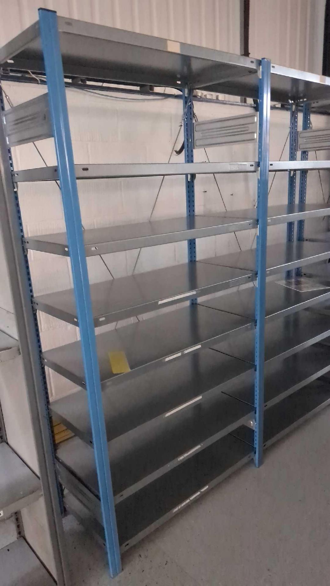 4-bays Steel Shelving - Image 2 of 2