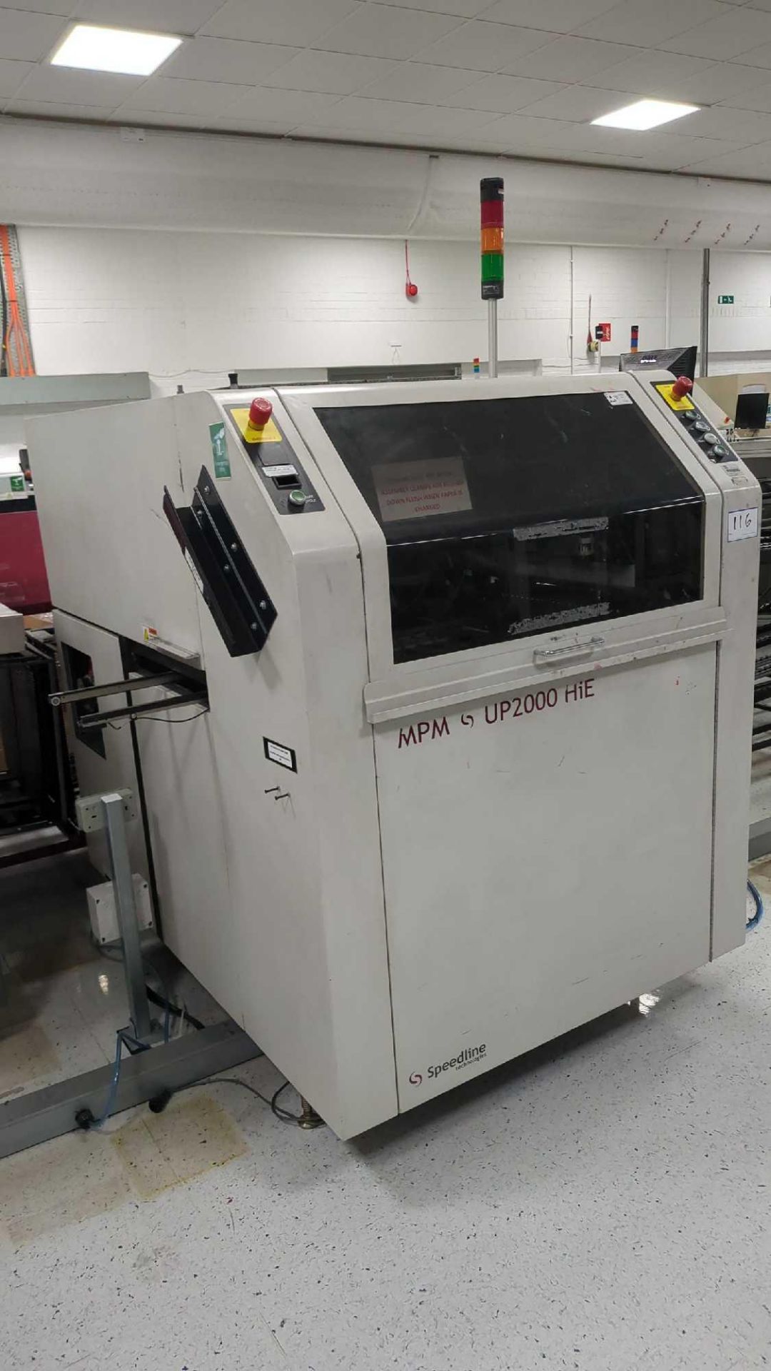 Speedline, MPM UP 2000-HIE, Screen Printer