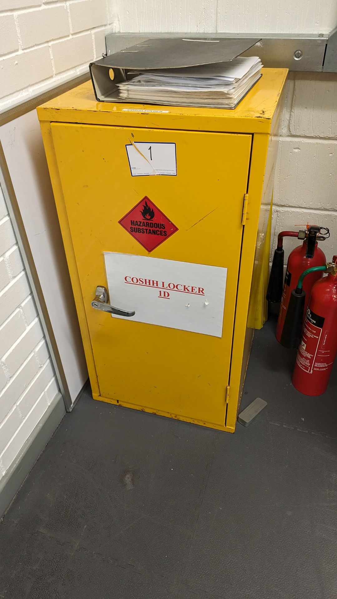 COSSH Locker and contents