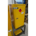 Hazmat Cabinet as lotted