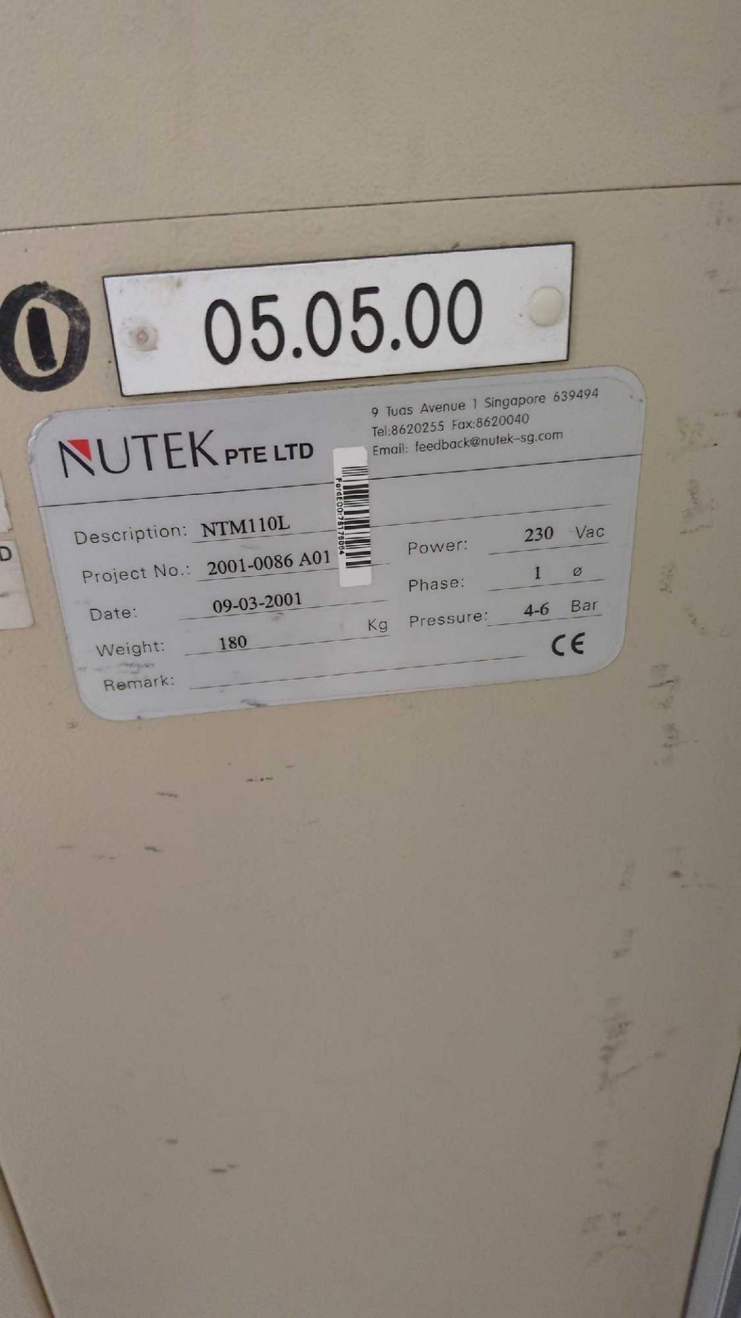 Nutek, NTM110L, Board Loader - Image 2 of 2