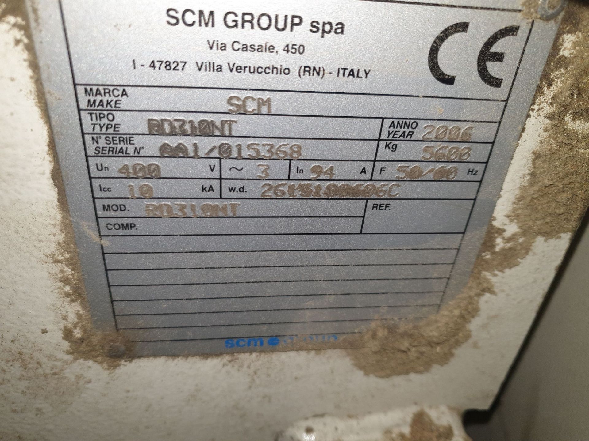 1: SCM, Record 310 NT, CNC Machine Centre with Flat Vacuum bed. - Bild 8 aus 8