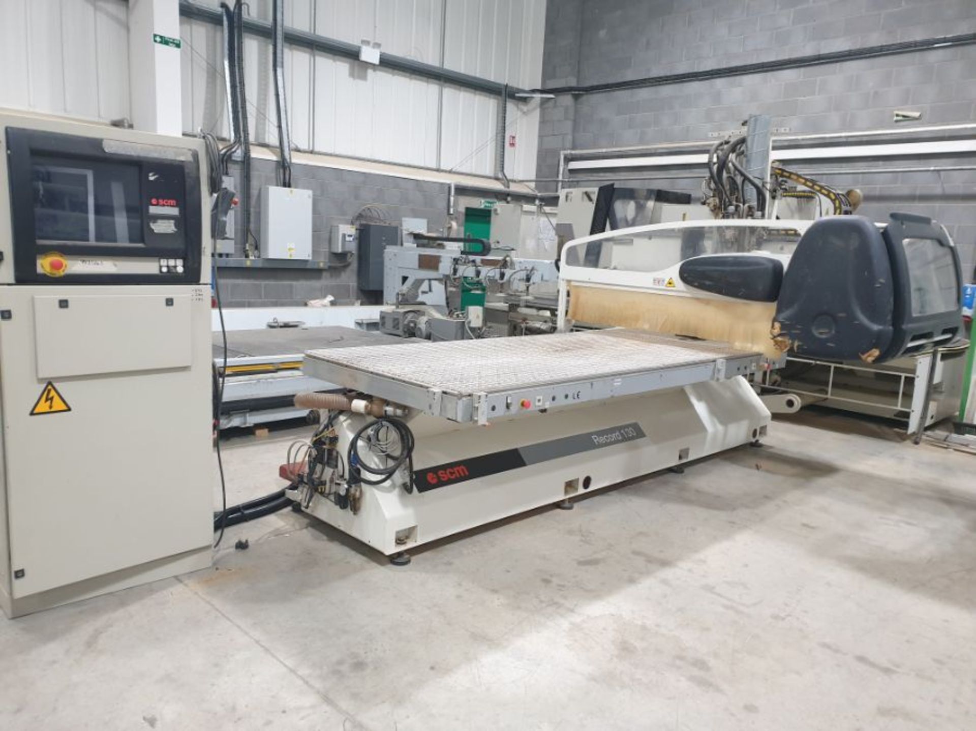 1: SCM, Record 130 , CNC Machine Centre with Flat Vacuum bed. - Image 2 of 8