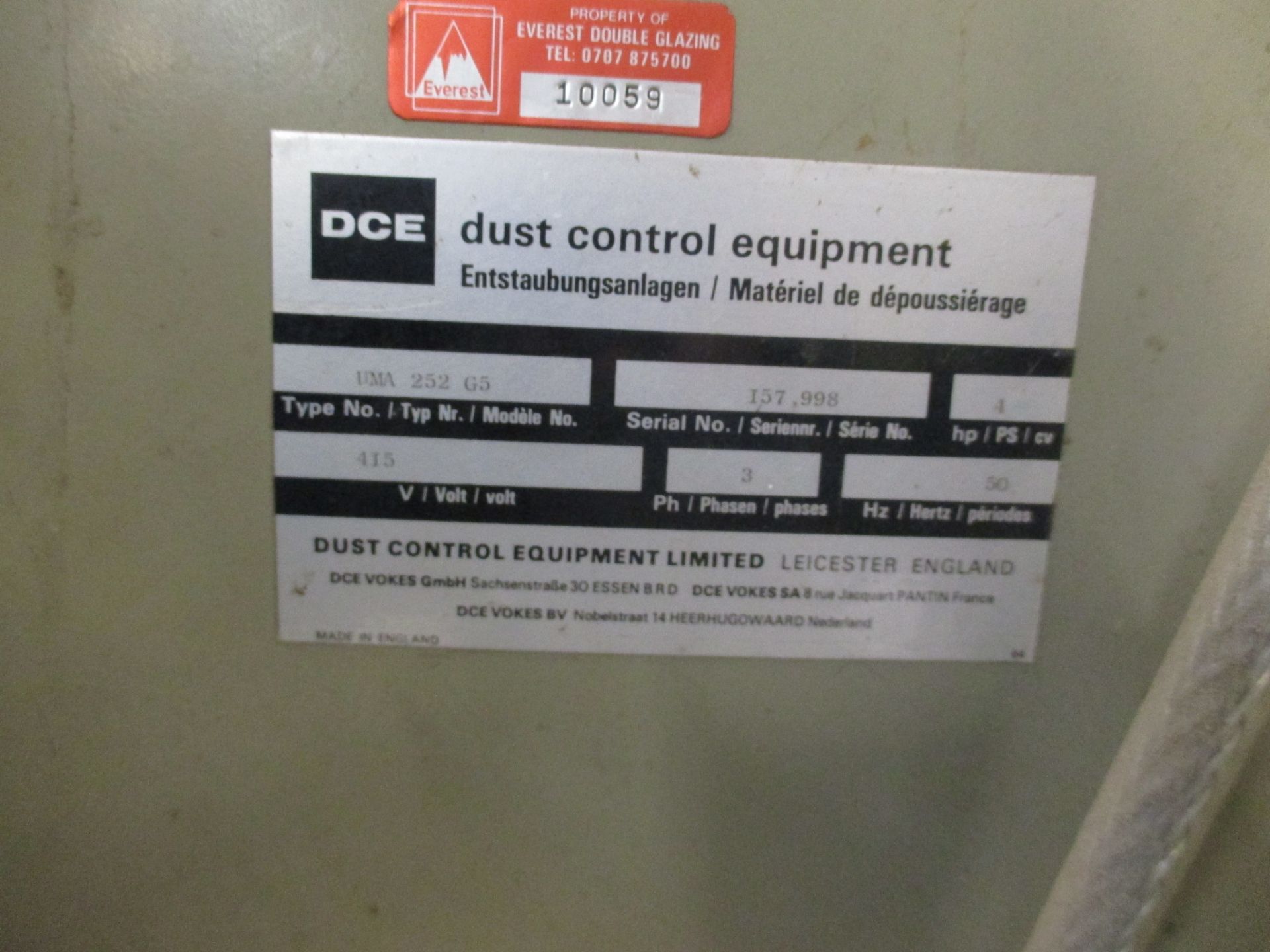 1: Wadkin, Tenoning Machine Compelte With DCE Dust Extraction, Serial Number: EC427 - Bild 5 aus 5