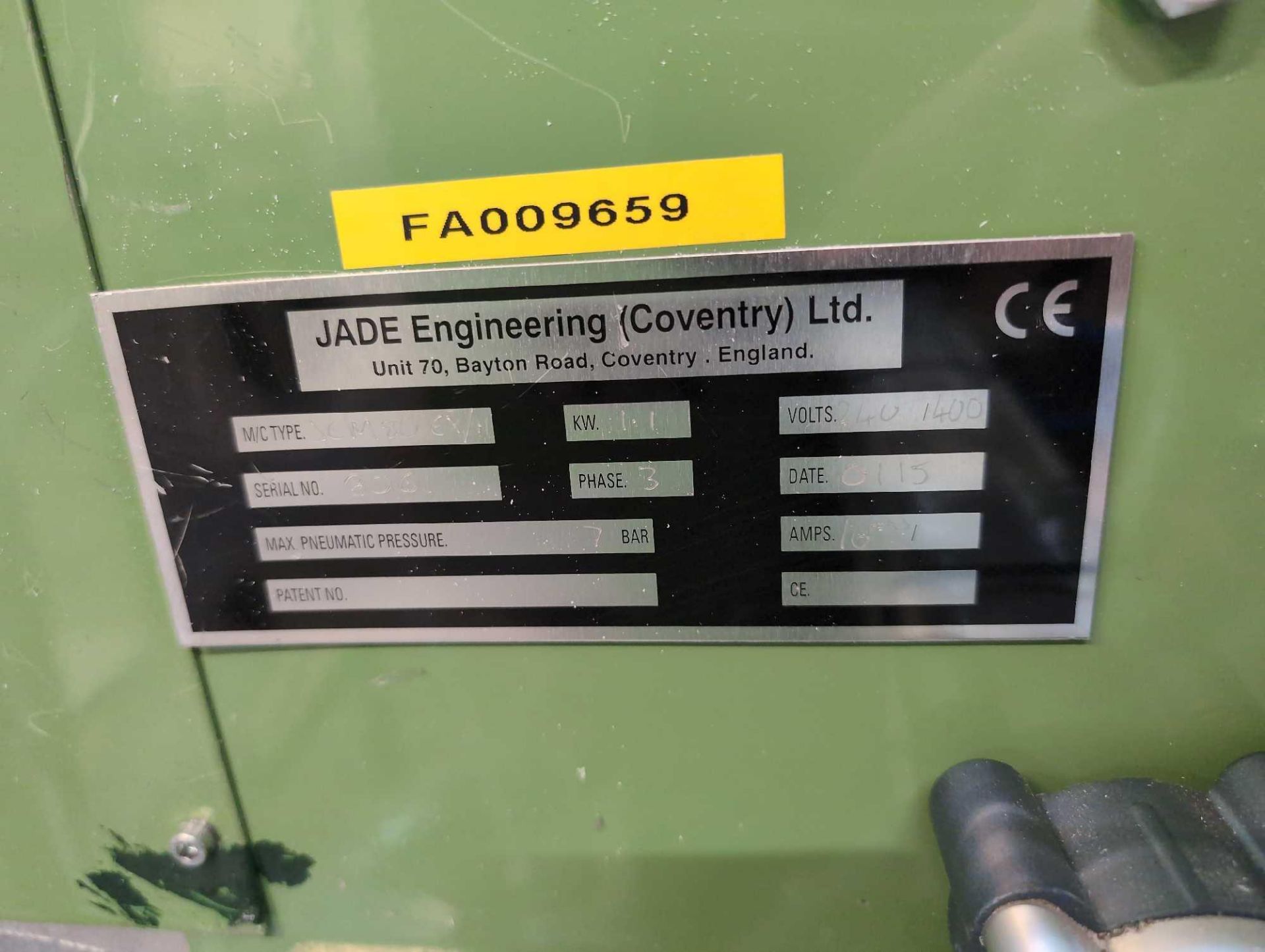 1: Jade Engineering, JCM 80/EX-11, Eco Miller, Serial Number: 3061, Year of Manufacture: 2015 - Image 2 of 3