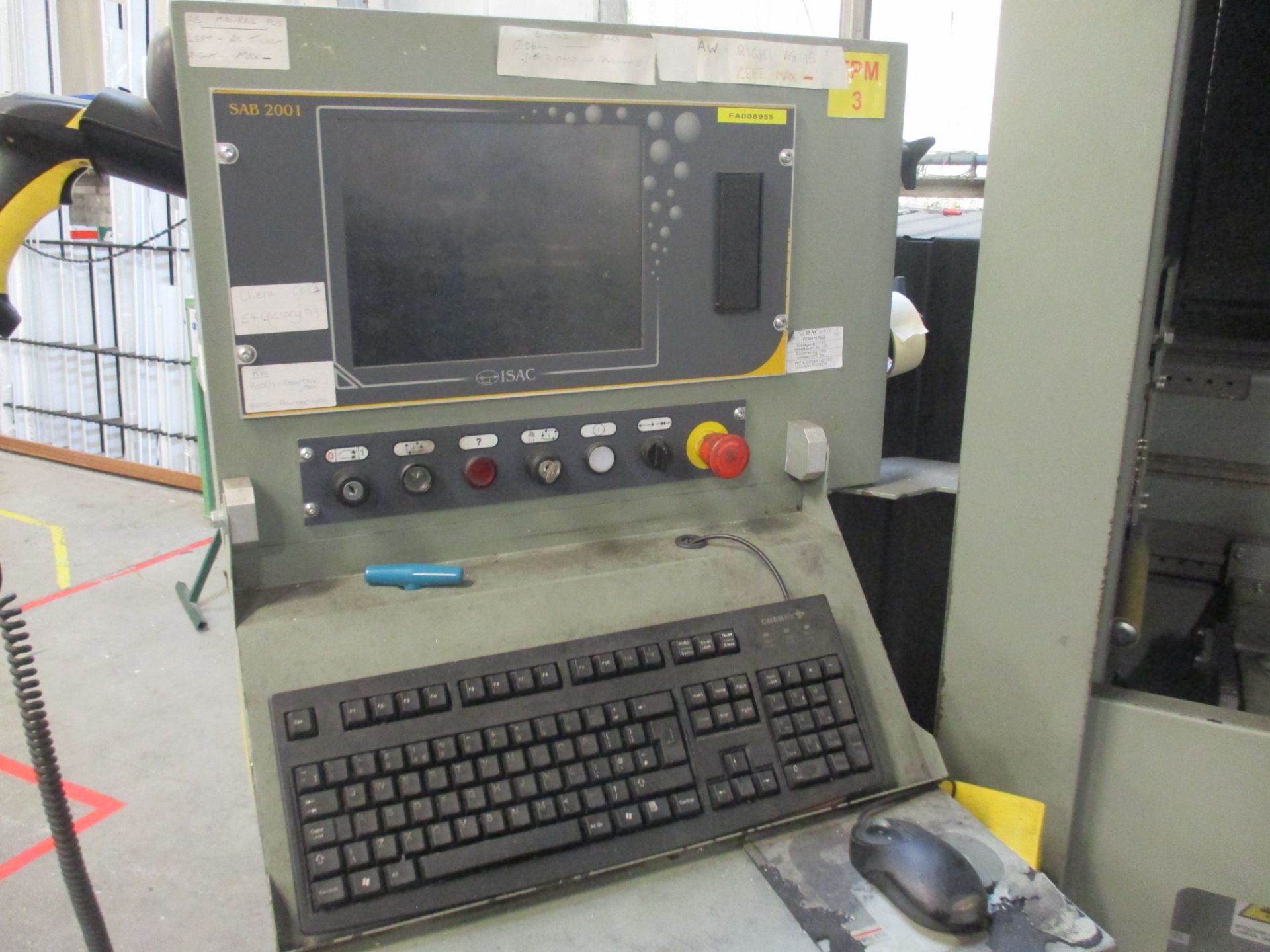 1: Emmegi, Phantomatic T4A, CNC Profile Milling Machine (3.6m) With Isac Sab 2001 Controls, 6-Statio - Image 4 of 7