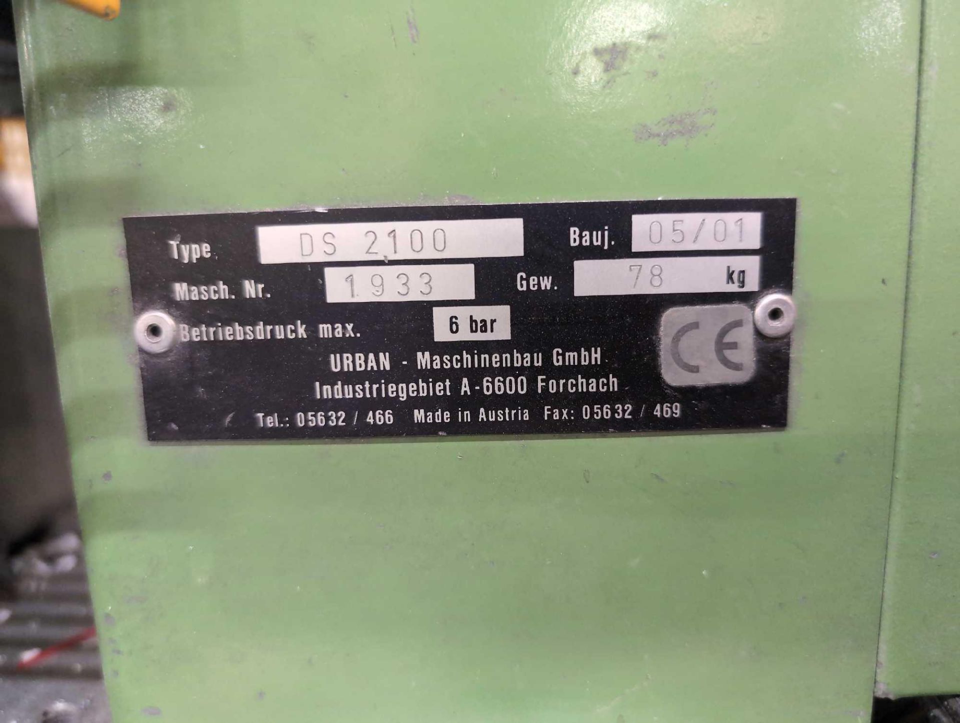 1: Urban, DS2100, Automatic Screwdriver Unit , Serial Number: 1933, Year of Manufacture: 2001 - Bild 3 aus 3
