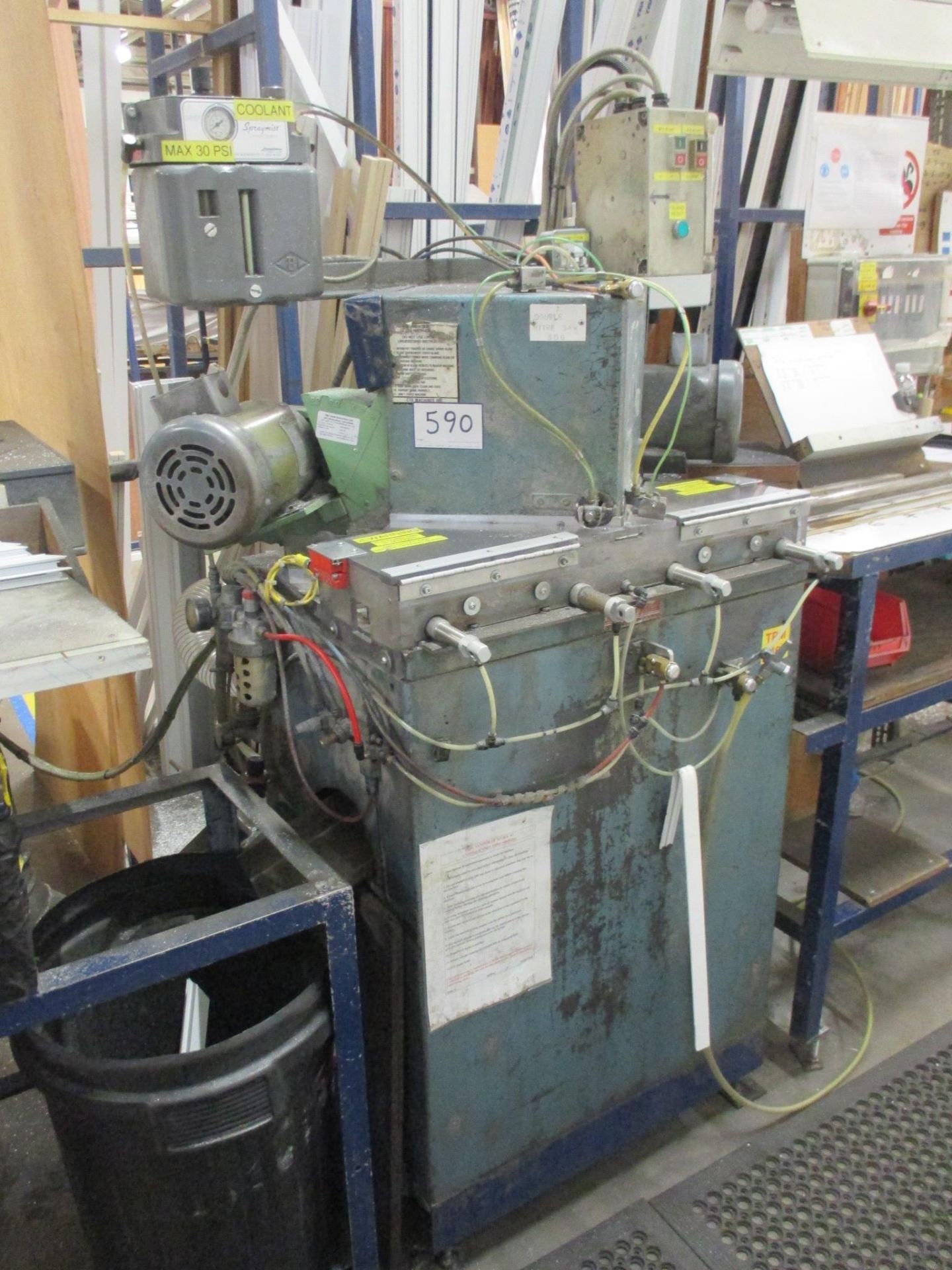 1: CTD, Double Mitre Saw, with Swarf Extraction, Serial Number: 762