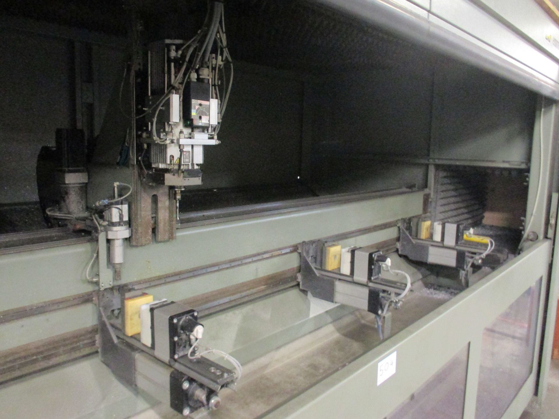 1: Emmegi, Phantomatic T4A, CNC Profile Milling Machine (3.6m) With Isac Sab 2001 Controls, 6-Statio - Image 2 of 7