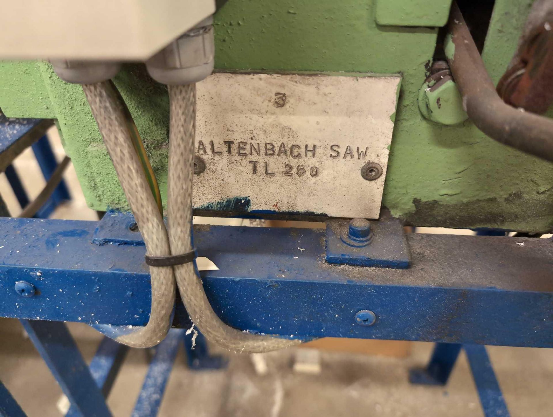 1: Kaltenback, TL-250, Saw, with roller conveyor - Image 2 of 4