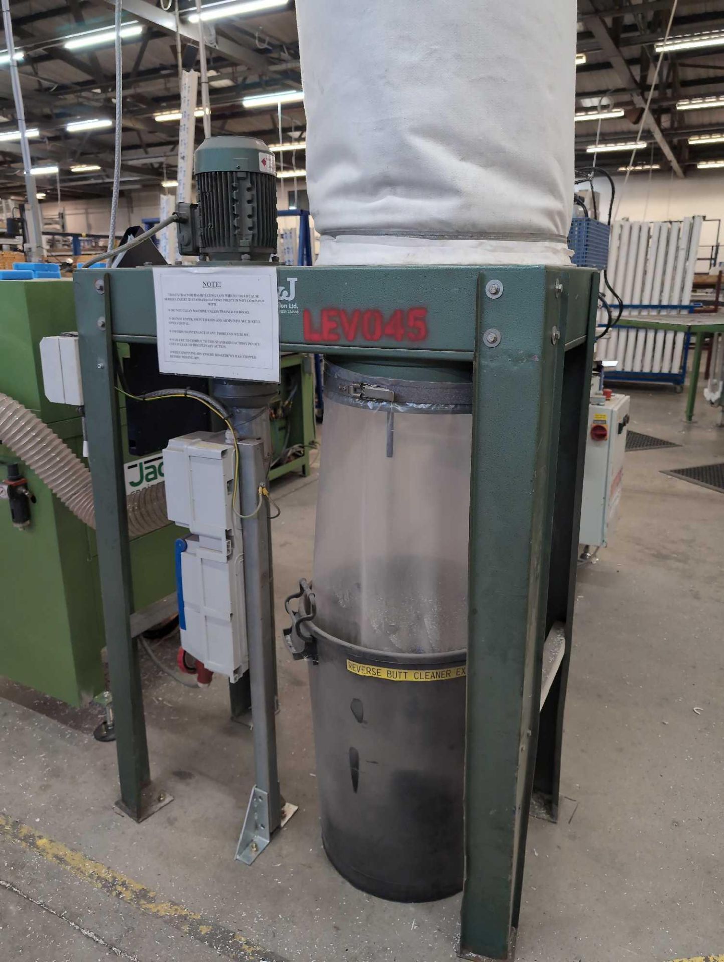 1: PJ1-1.5-3-I, Single Bag Extraction Unit, Serial Number: 48300-ST9691 - Image 2 of 3