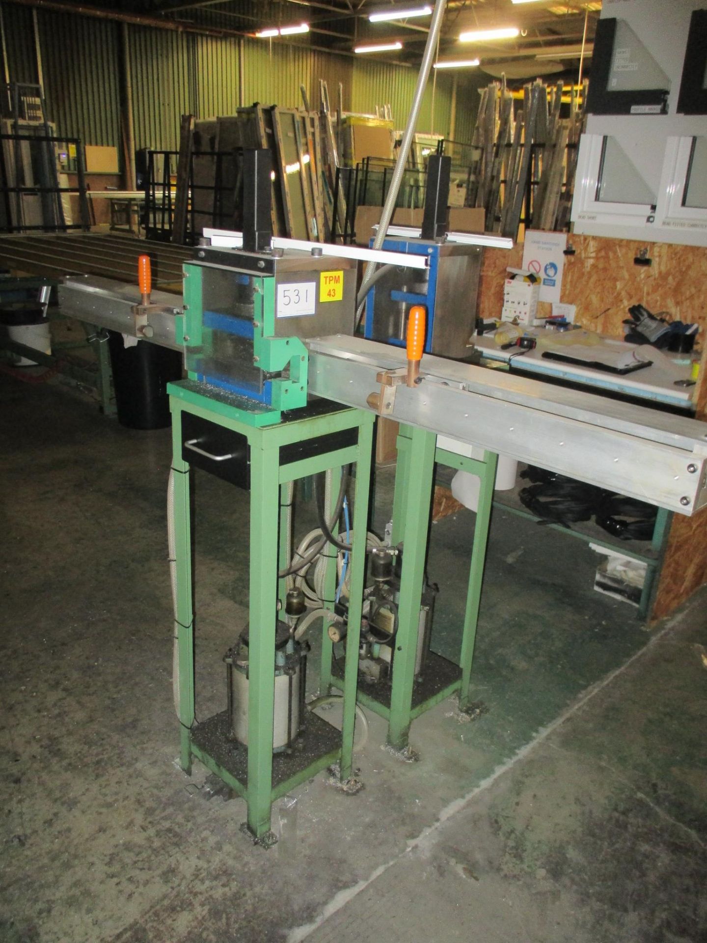 1, Pedal-Operated Punch and Stand, Serial Number: FA009396 T319