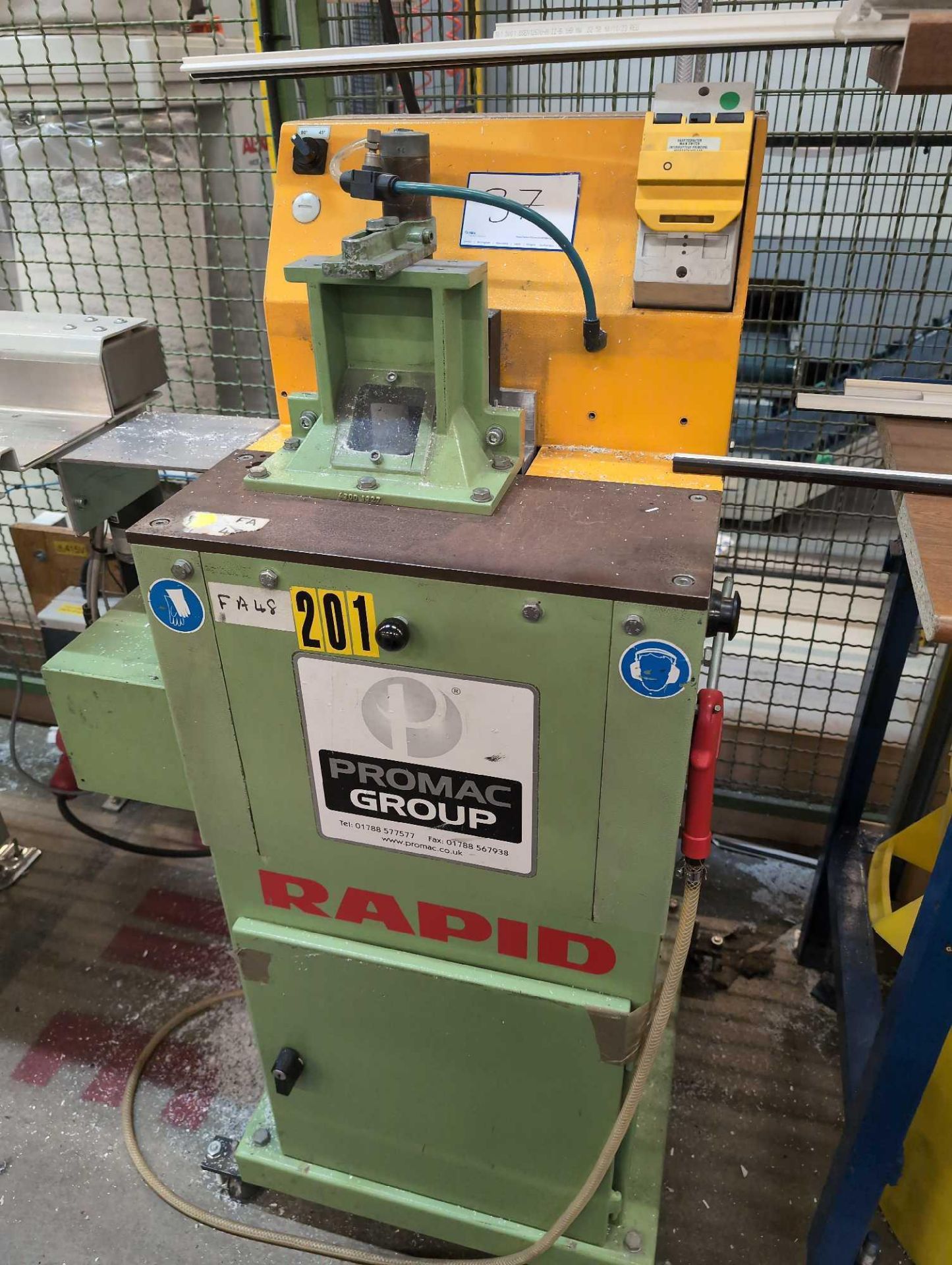 1: Rapid, Promac Group GMS, Bead Saw, Serial Number: 22001402, Year of Manufacture: 2009