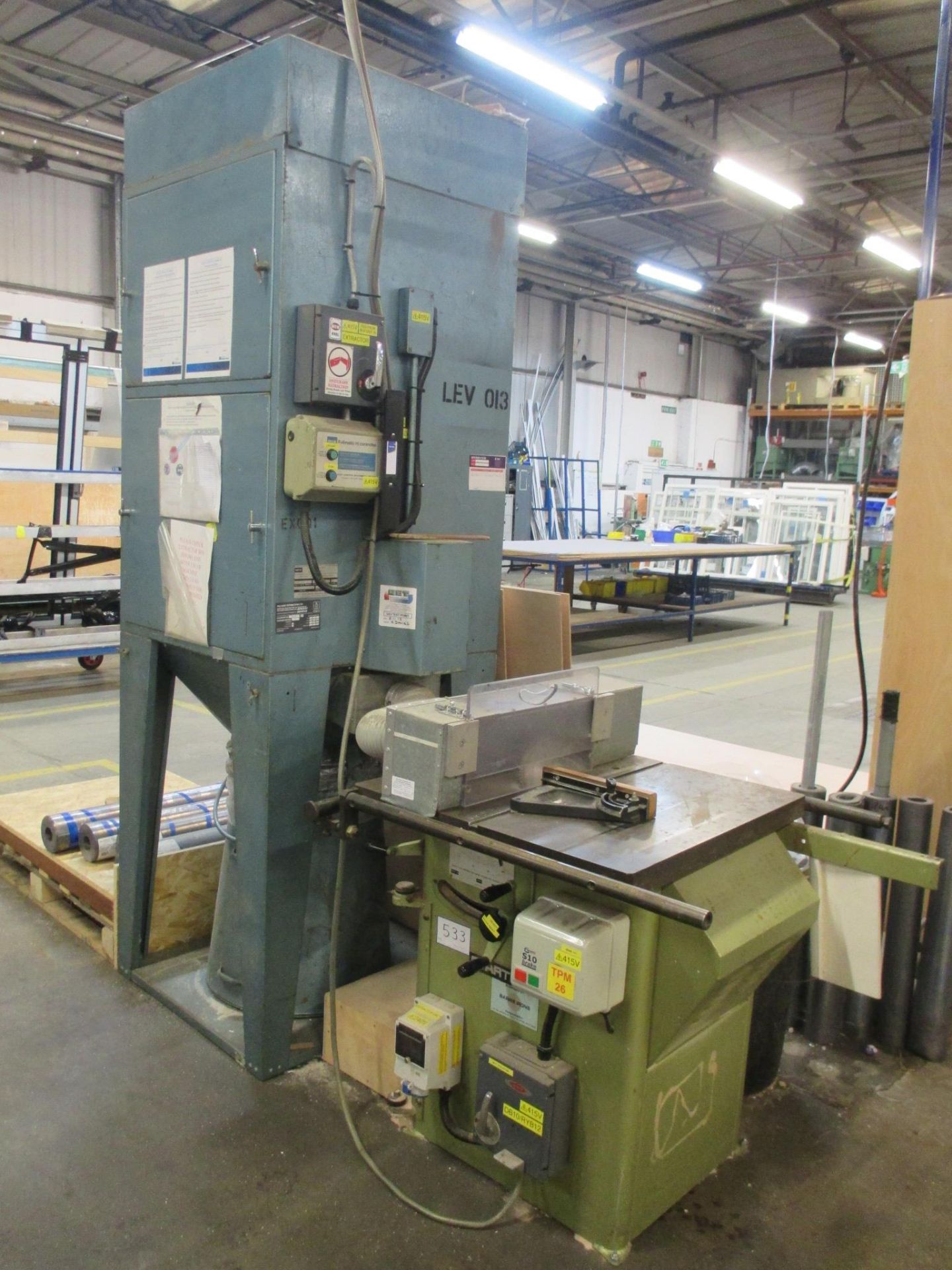 1: Startrite, Tilt Arbor, Table Saw With DCE UMA 154 G5 Extraction , Serial Number: 105.743 2751127