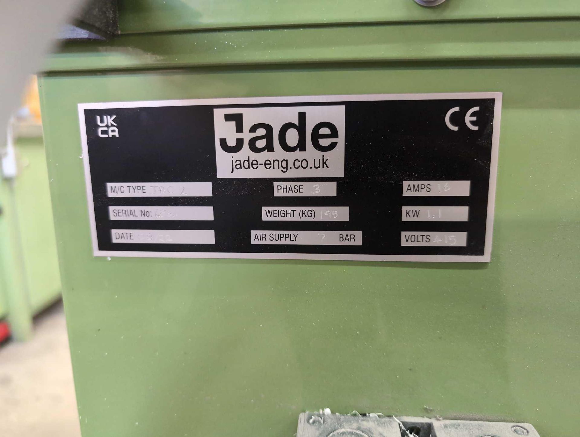 1: Jade Engineering , JBC2, Reverse Butt Cleaner - Image 3 of 3